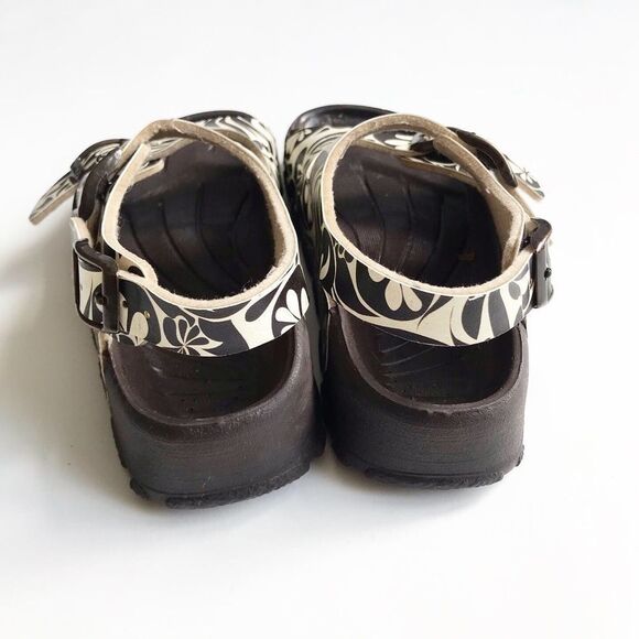 BIKI by Birkenstock cream/brown sandals EUC 29(11) - Picture 4 of 4